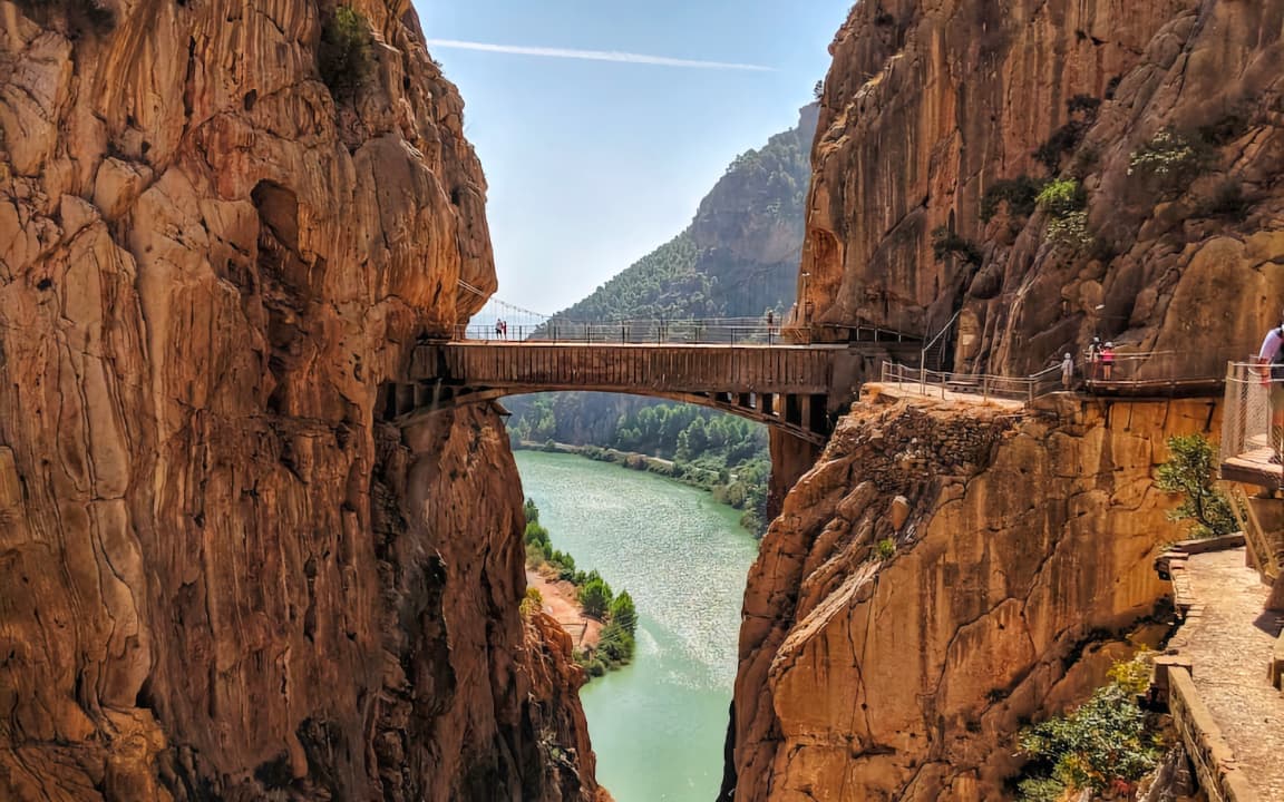 Ruta en taxi caminito del rey desde Malaga