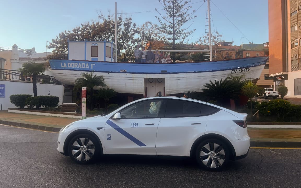 Parada de taxis en Malaga
